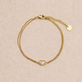 Eclasia Zirc Double-Row Bracelet