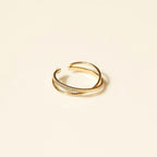 Nest Double Cross Ring