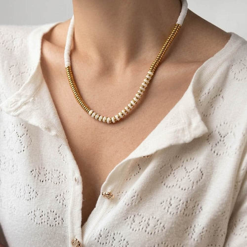 Les Cleias Ashie Mother Of Pearls Necklace