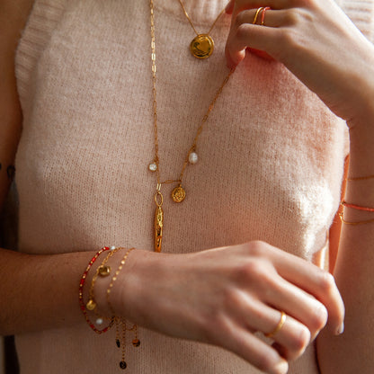 Les Cleias Calynea Fish Long Necklace