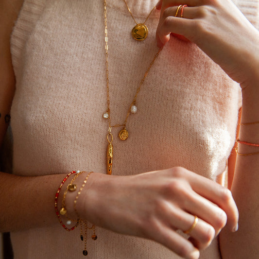 Les Cleias Calynea Fish Long Necklace