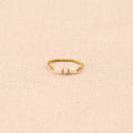 Les Cleias Cleoris 4 Pearls Elastic Ring