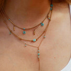Les Cleias Nelie Necklace Turquoise