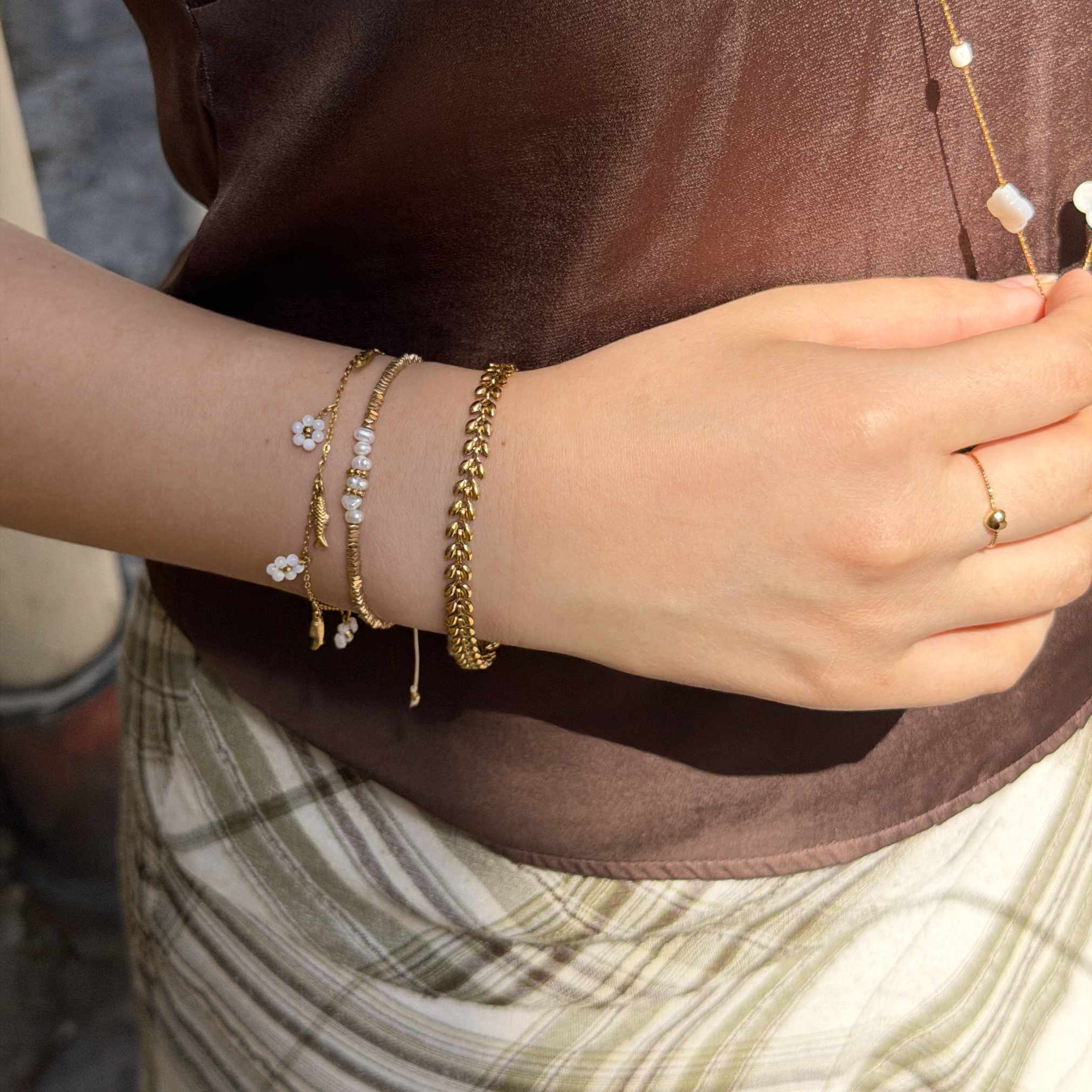 Les Cleias Nelie pearl bracelet