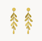 Les Cleias Windward Long Leave Earrings