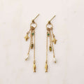 Loriane fish lunck charm green Earrings
