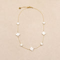 Lumine Mother-Of-Pearl Clovers Necklace