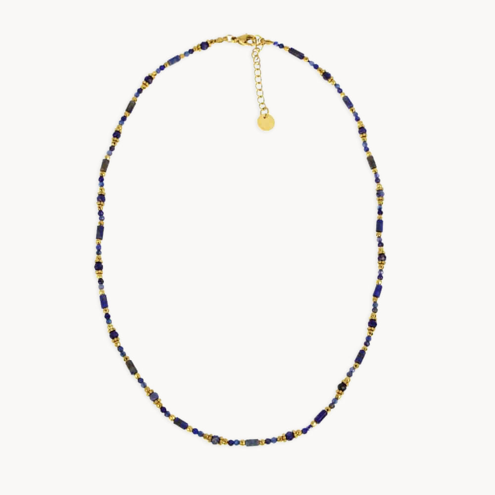 Mandana Gemstones Necklace Blue