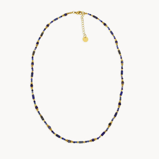 Mandana Gemstones Necklace Blue
