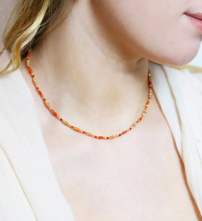 Mandana Gemstones Necklace Les Cleias