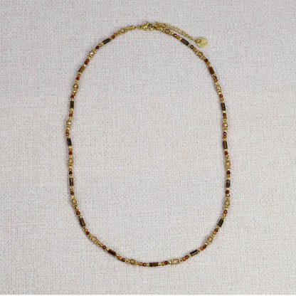Mandana Gemstones Necklace brown