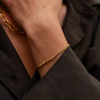 Erythia Stones Threaded Chain Bracelet