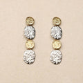 Naeline alternating gold silver Earrings