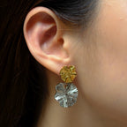 Nymea Water Lily Leaf Earrings