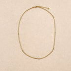 Thalassea Faceted Beads Gold Necklace