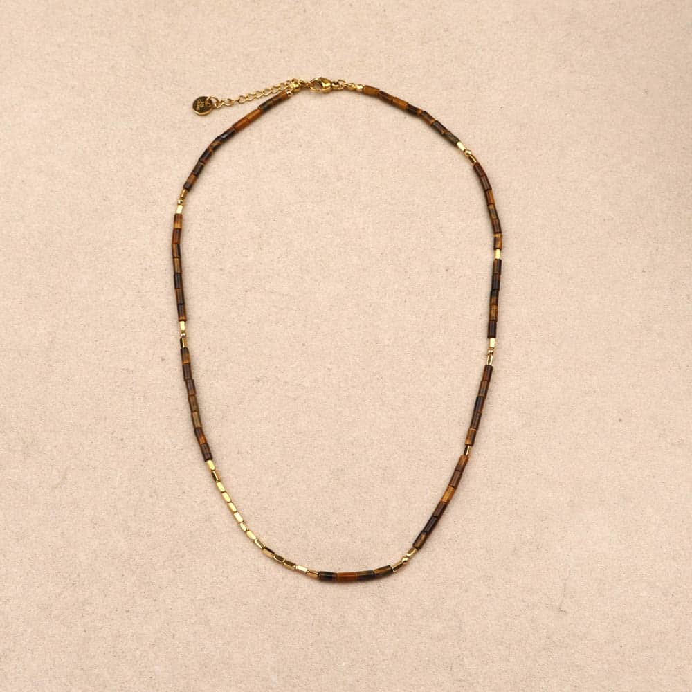Zia Fine Stone Tiger Eye Necklace