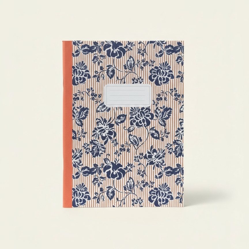 A5 Notebooks with Flower Designs