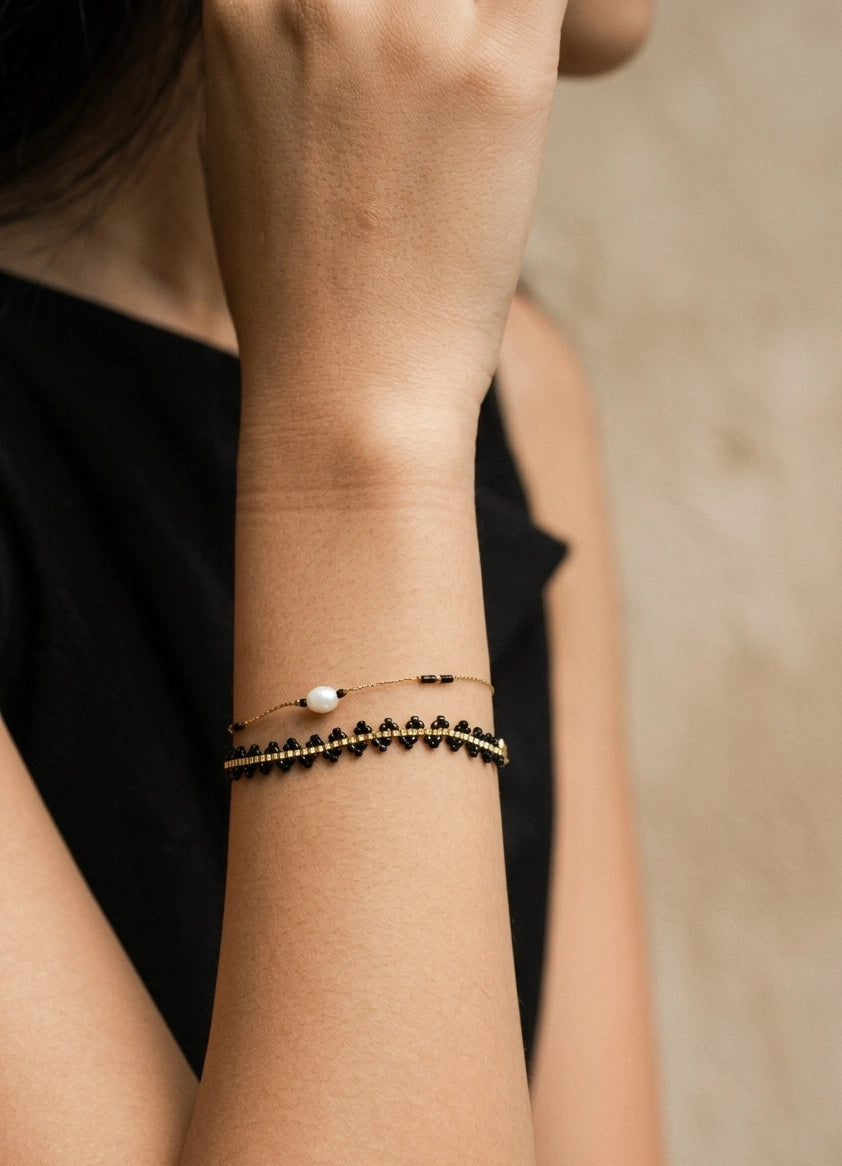 Nephis Pearl Miyuki bead Bracelet