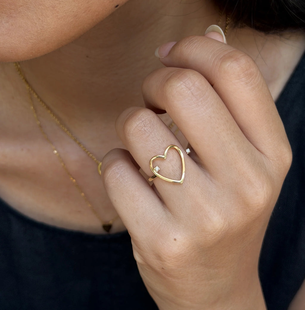 Bianca Heart Ring