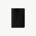 Iridescent Black Leather Passport Cover