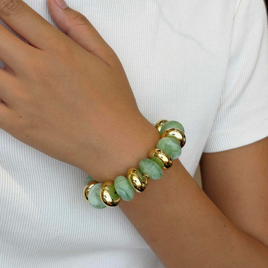 Bloomia Resin Elastic Bracelet
