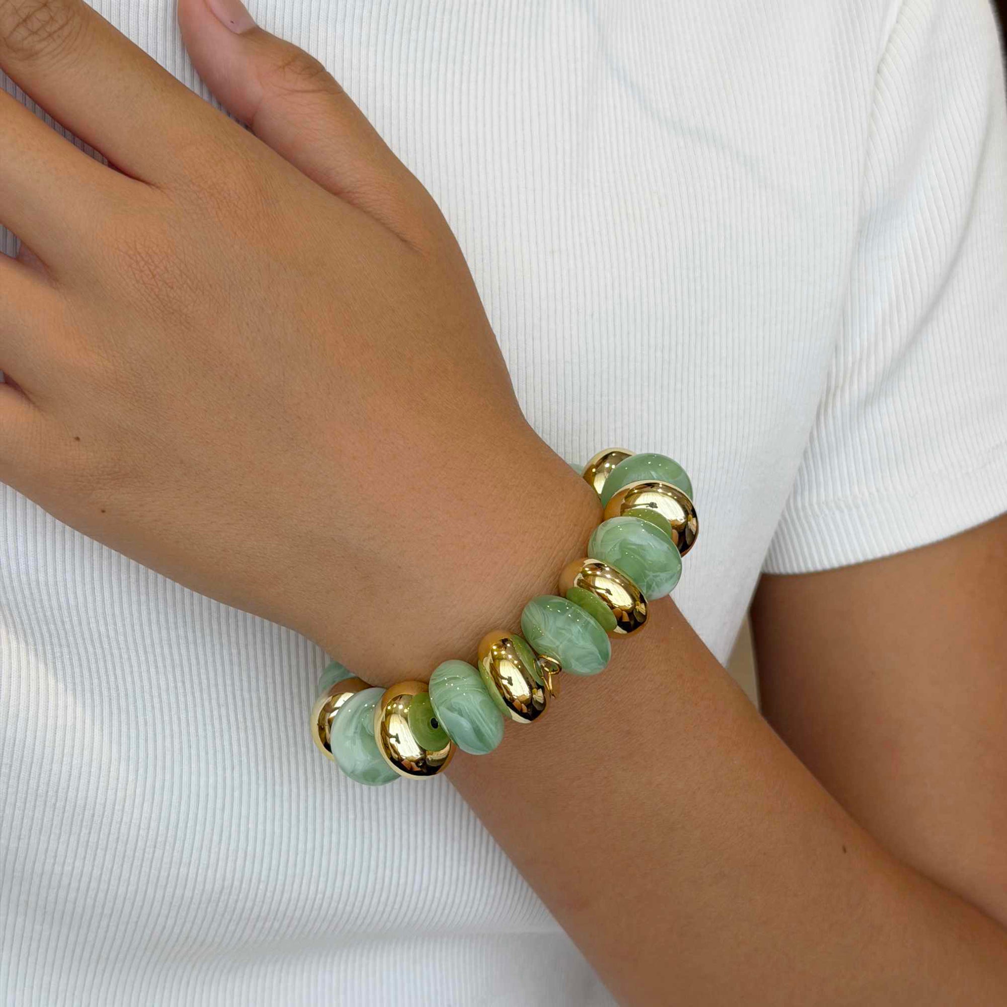 Bloomia Resin Elastic Bracelet