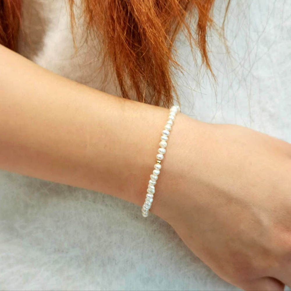 Ophélie III-small pearls ST bracelet