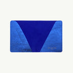 Electric Blue Leather Passport Cover