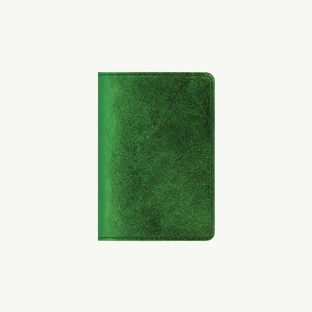 Emerald Green Leather Passport Cover