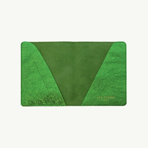 Emerald Green Leather Passport Cover