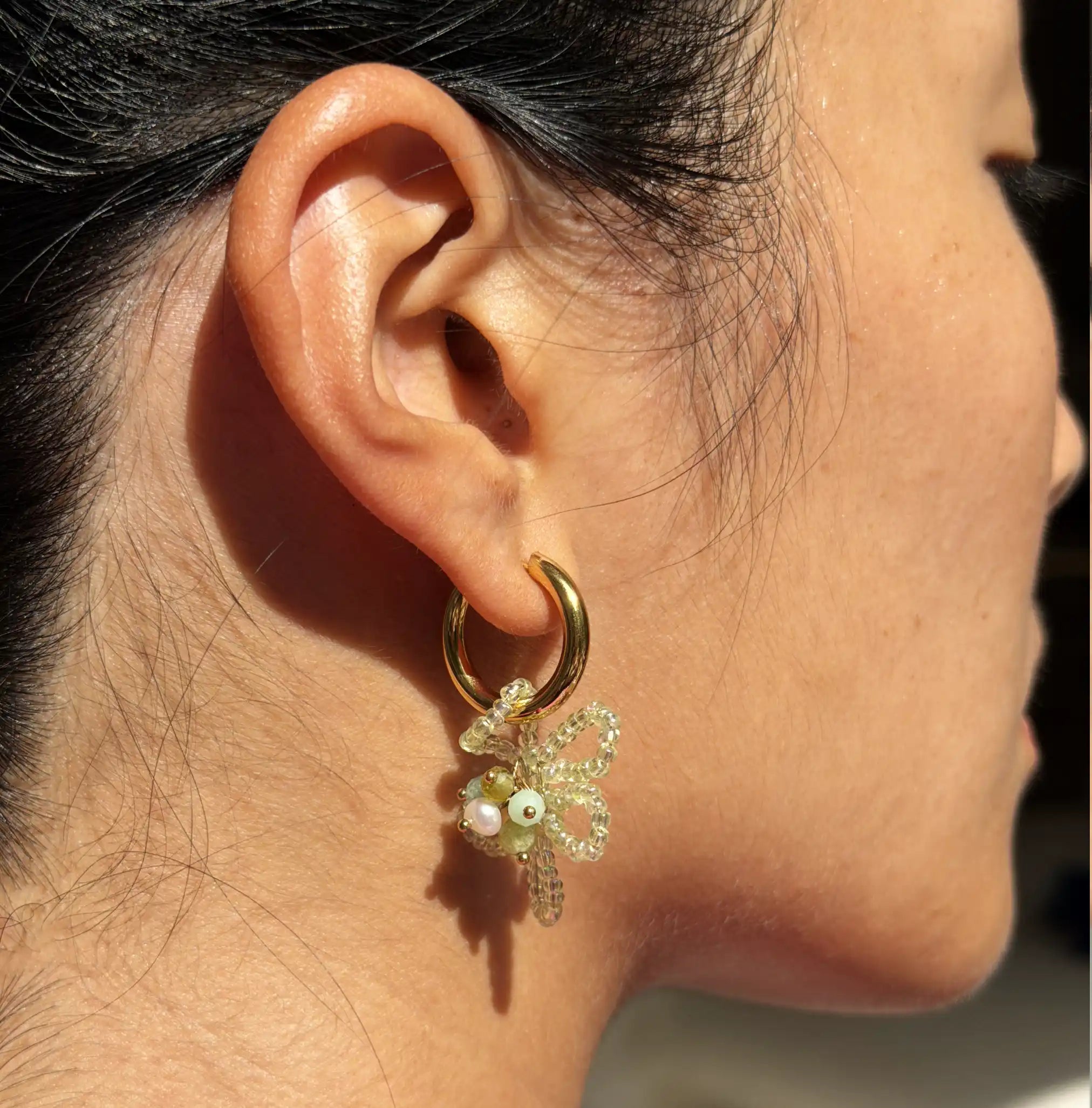 Floria Creoles Earrings