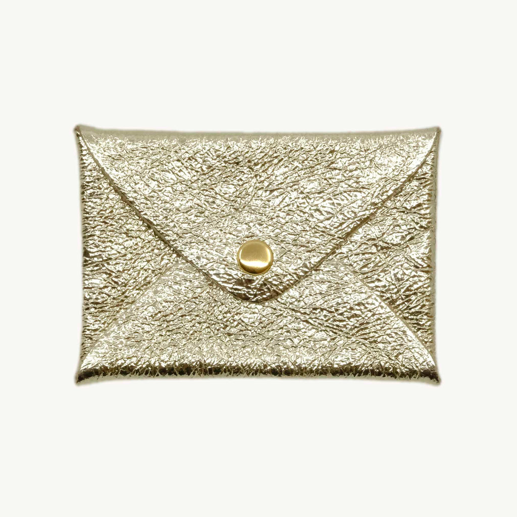 Light Gold Mini Origami Wallet