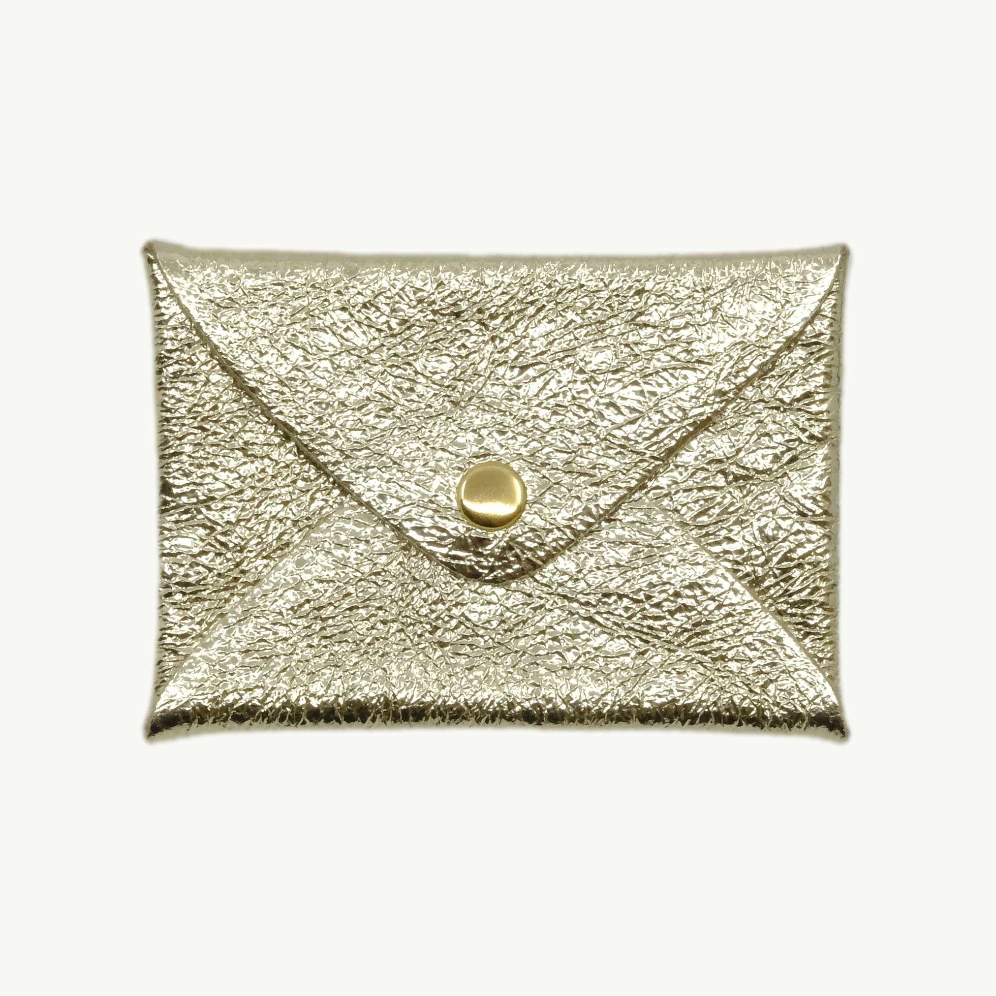 Light Gold Mini Origami Wallet