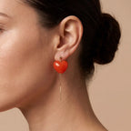 Soraya Heart balloon Earrings
