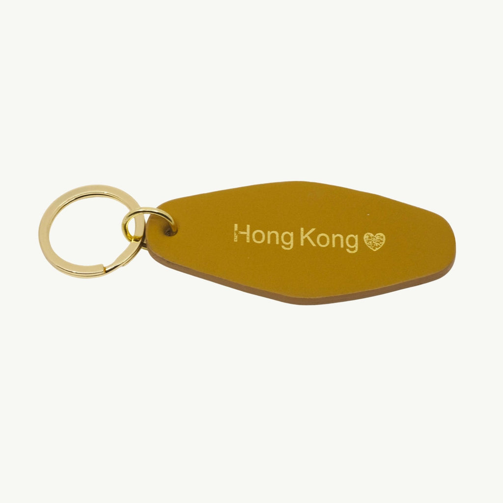 Hong Kong Leather Keychain