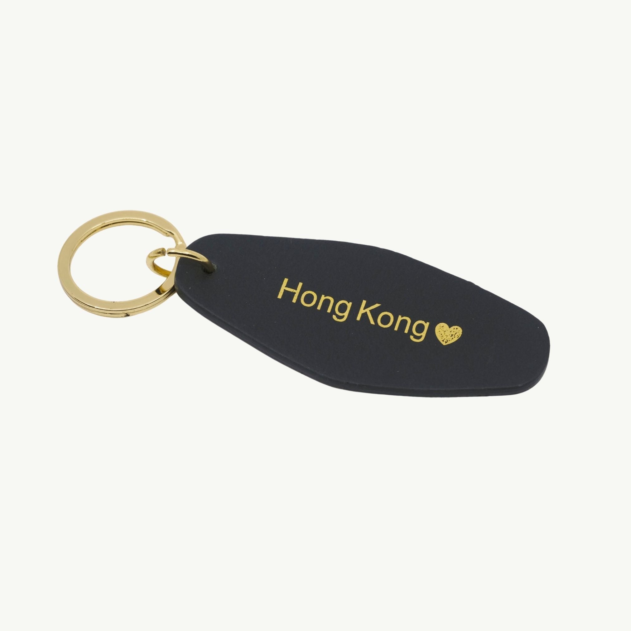 Hong Kong Leather Keychain