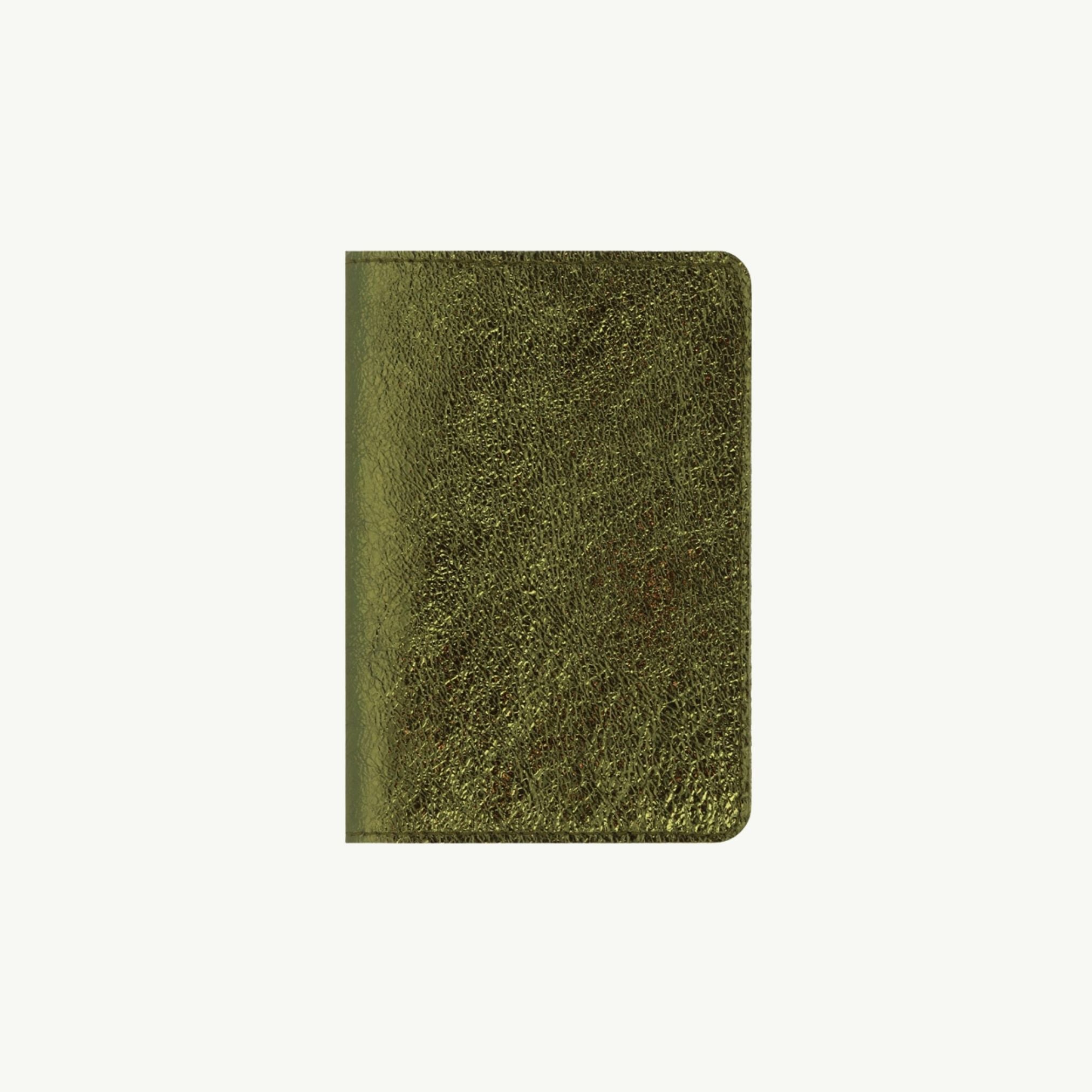 Khaki Leather Passport Cover