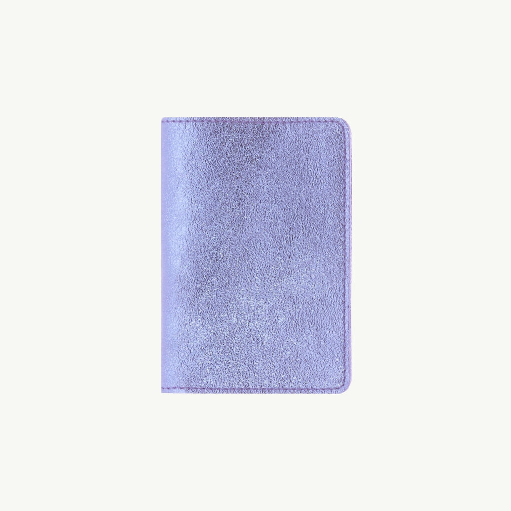 Lavender Leather Passport Cover