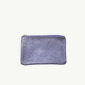 Lavender Metallic Zip Pouch S