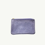 Lavender Metallic Zip Pouch S