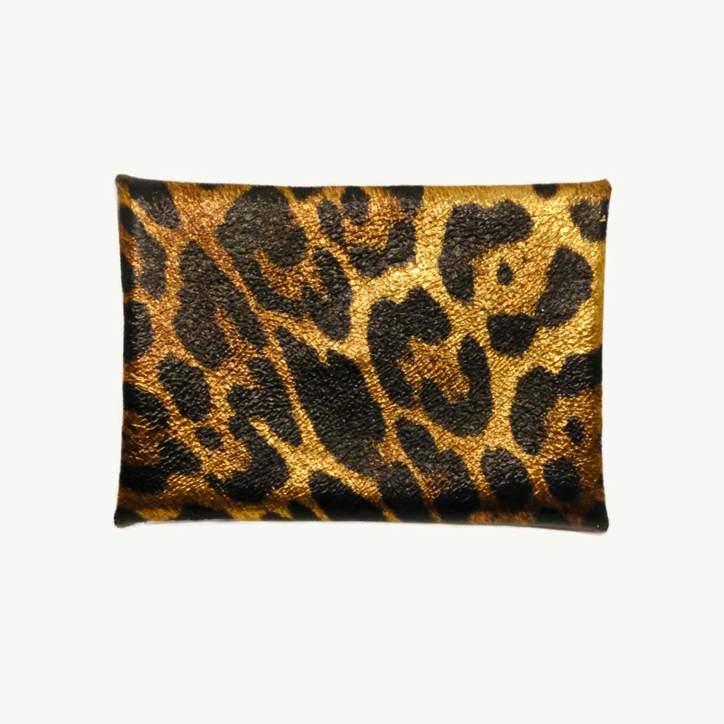 Brown Leopard Mini Origami Wallet