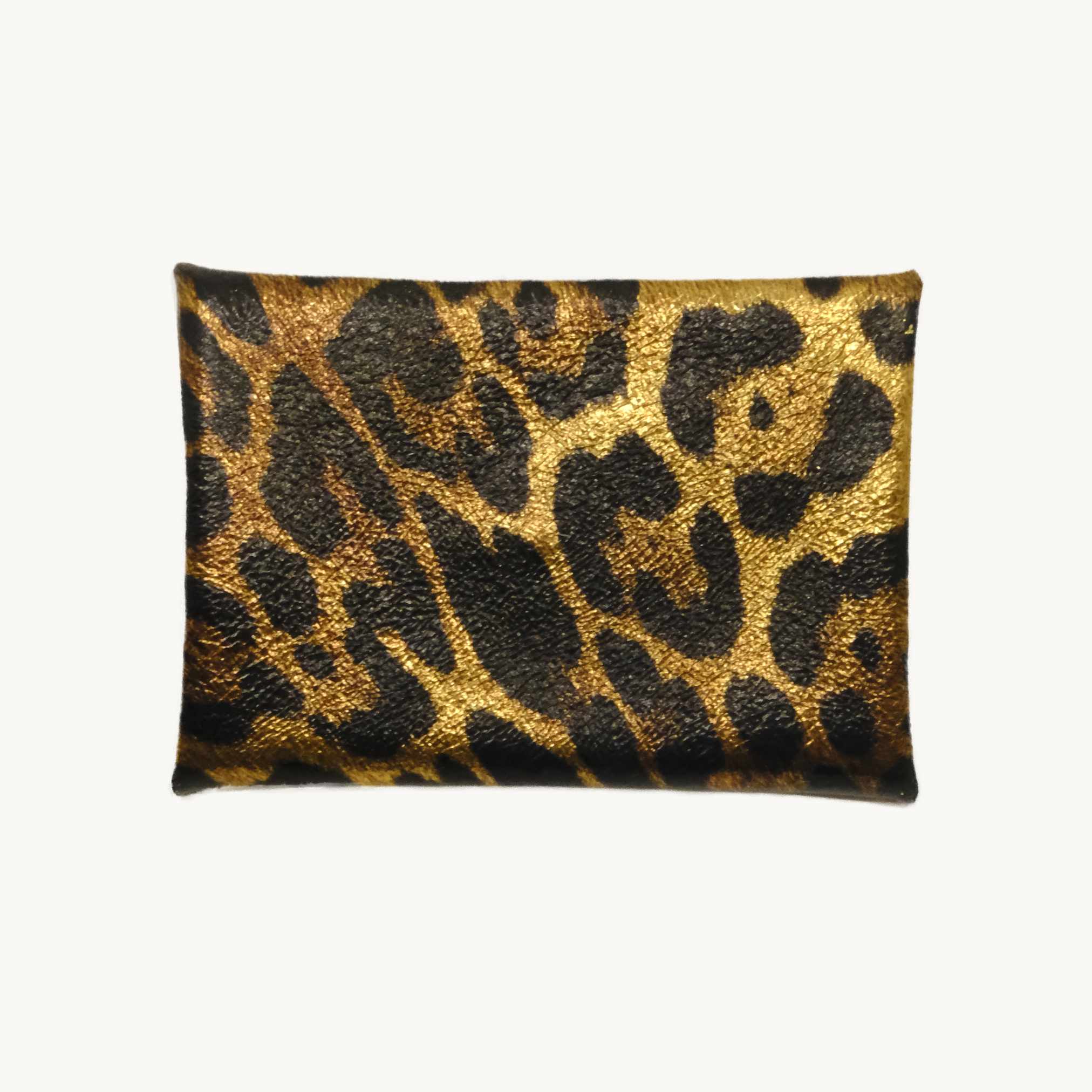 Brown Leopard Mini Origami Wallet