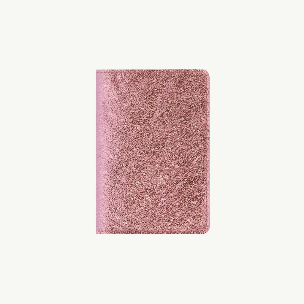 Light Pink Leather Passport Cover