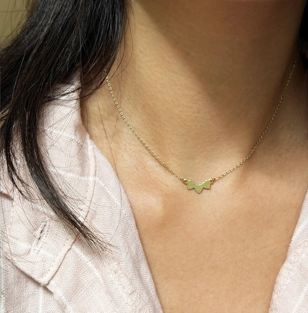 Mathilde 3 Hearts Necklace