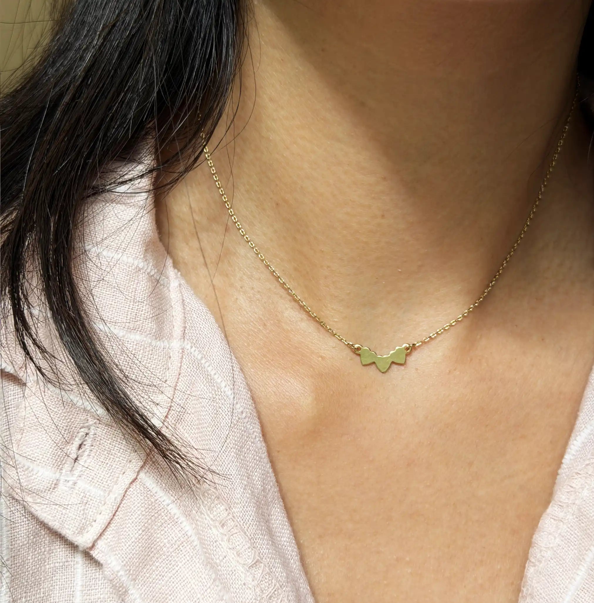 Mathilde 3 Hearts Necklace