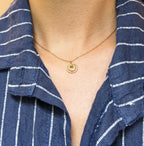 Merya 2 Small Circles Necklace