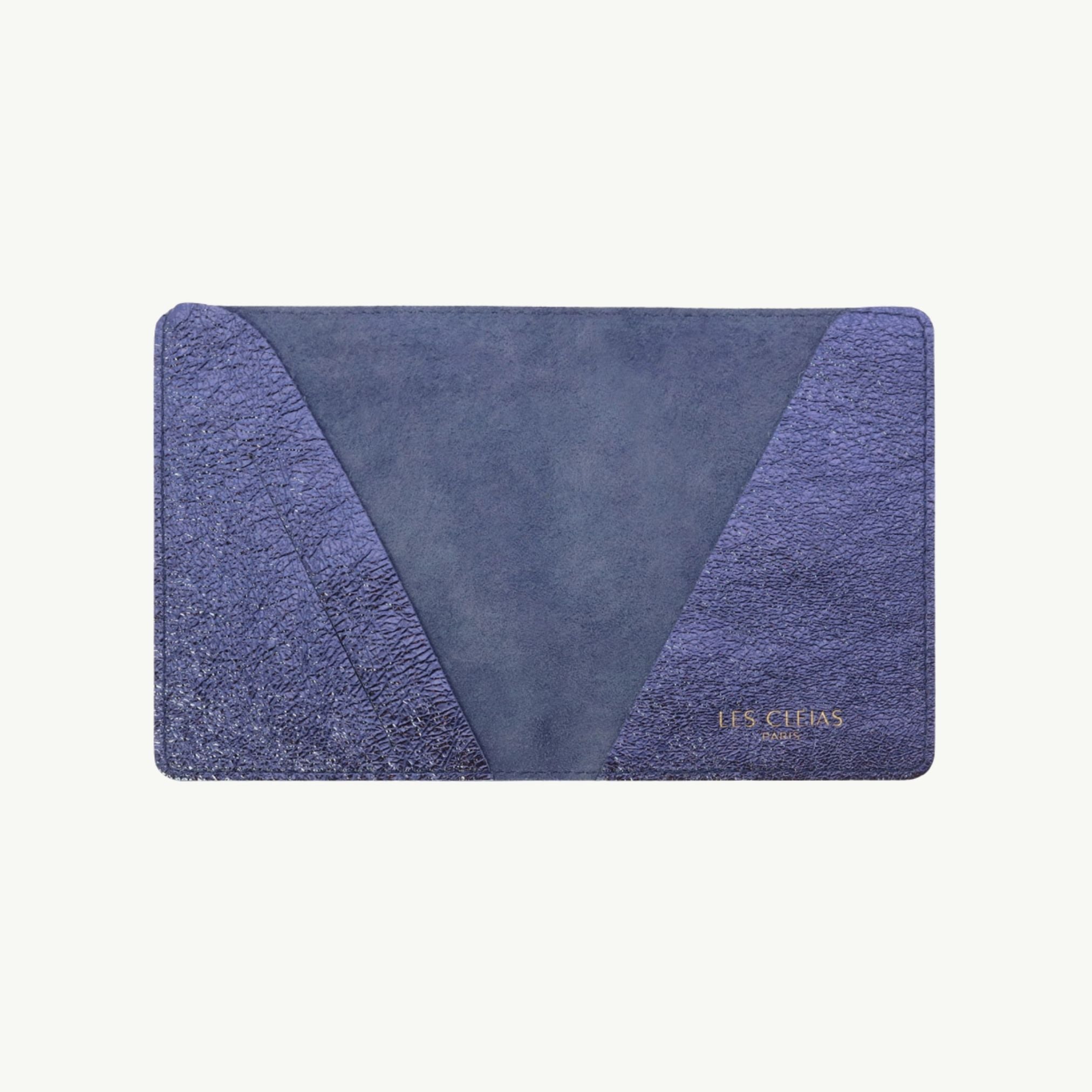Midnight Blue Leather Passport Cover