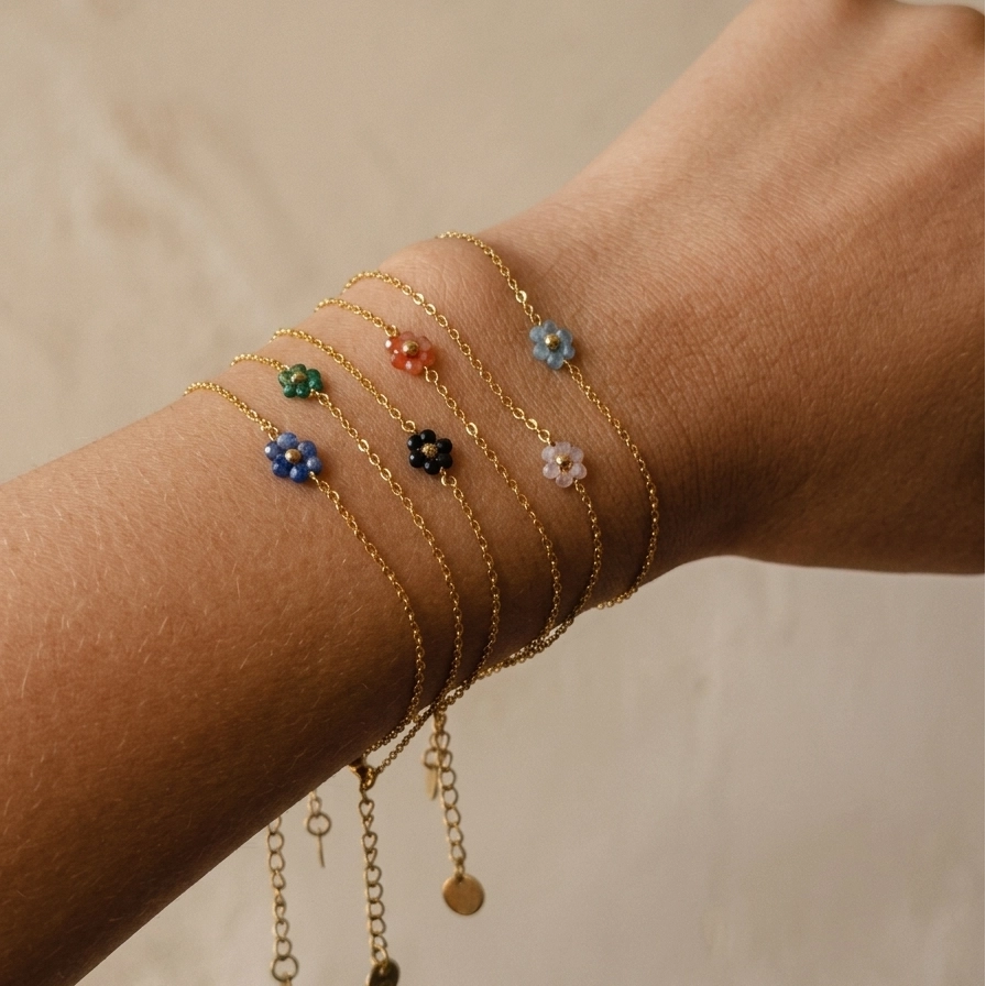 Mini Maya Flower Bracelet