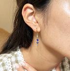Philomene dangling stone earring