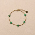 les cleias green prairie bracelet
